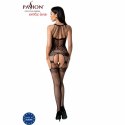 Passion BS095 Czarny Bodystocking Siatkowy Uniwersalny Rozmiar