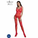 Passion Eco Collection Bodystocking BS005 czerwony, ekologiczny, uniwersalny