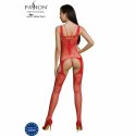 Passion Eco Collection Bodystocking BS011 czerwony - ekologiczna bielizna