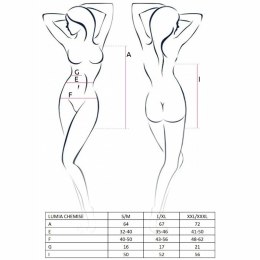 Passion Lumia koszulka z stringami czarna L/XL elegancka koronka