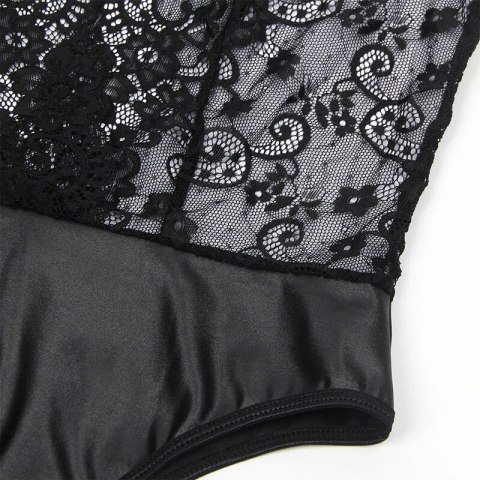 Subblime Body z paskami czarne S/M - elastyczna bielizna damska