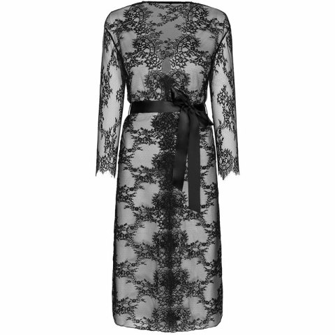 LivCo Corsetti Mostina LC 90641 Czarna sukienka z kwiatowym wzorem, długość midi