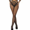 Livco Corsetti Fashion Faxandra LC90742 Rajstopy siateczkowe czarne L/XL
