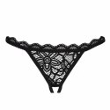 Livco Corsetti Fashion Muled LC 90681 Figi czarne L/XL koronka paseczki