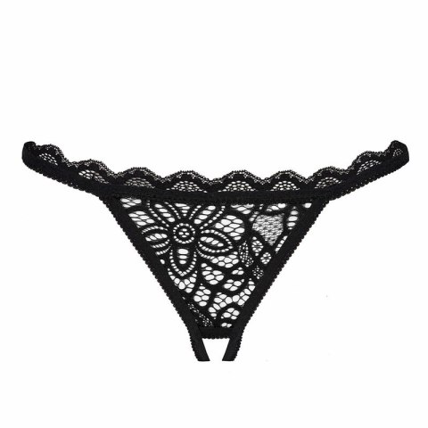 Livco Corsetti Fashion Muled LC 90681 Figi czarne L/XL koronka paseczki