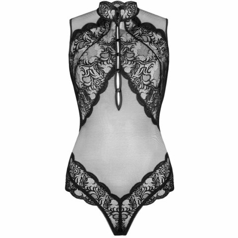 Livco Corsetti Sagen LC 90694 elegancki korpus z koronki czarny