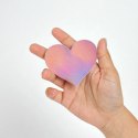 Secret Play WOW Heart Osłony na biust holograficzne czarne i rożowe