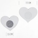 Secret Play WOW Heart Osłony na biust holograficzne czarne i rożowe