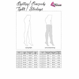 LivCo Corsetti Grarddis LC XG042 Pończochy Czarne Jednorozmiarowe