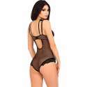 Livco Corsetti Fashion Kreame LC 90546 Body czarny L/XL koronka