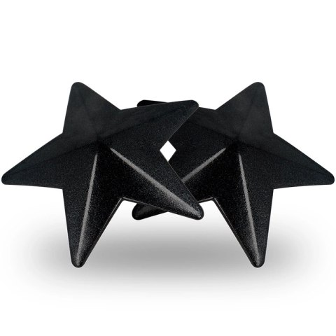 Coquette Chic Desire Osłony Dekoracyjne Black Stars Metaliczne