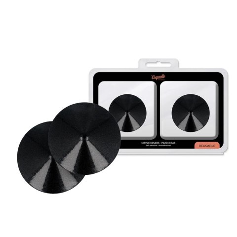 Coquette Chic Desire Osłony na brodawki czarne metalowe wielokrotnego użytku