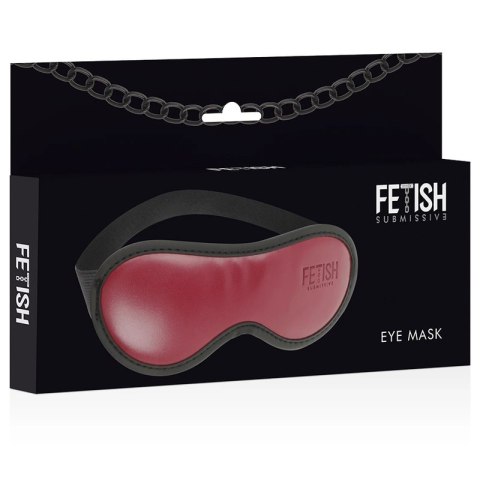 Fetish Submissive Dark Room maska vegan z neoprenową podszewką regulowana