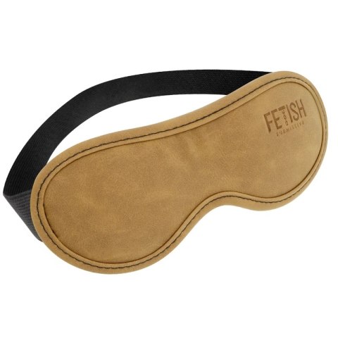 Fetish Submissive Origin maska z wegańskiej skory z neoprenową podszewką