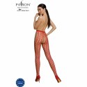 Passion Eco Collection Bodystocking Eco S007 czerwony, ekologiczny materiał, uniwersalny