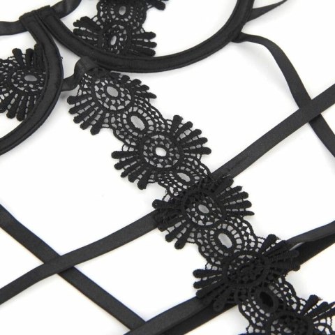 Subblime Body L/XL Koronka Czarna Regulowane Paski Elegancki