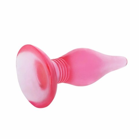Baile Korek Analny Soft Touch Liliowy 14,2 cm z Przyssawką