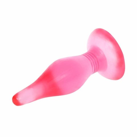 Baile Korek Analny Soft Touch Liliowy 14,2 cm z Przyssawką