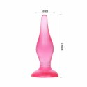 Baile Korek Analny Soft Touch Liliowy 14,2 cm z Przyssawką