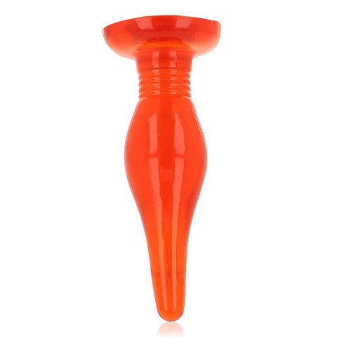 Baile korek anatomiczny żelowy czerwony 14,2 cm z przyssawką