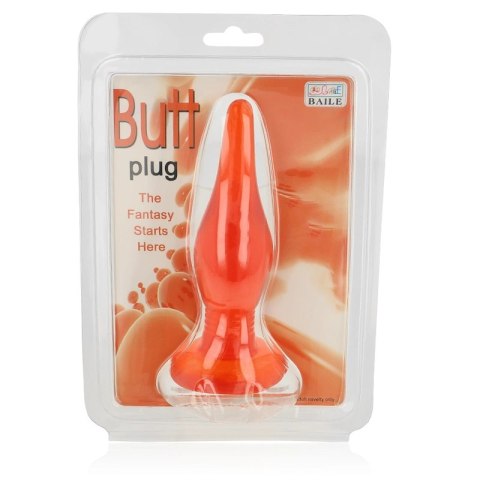 Baile korek anatomiczny żelowy czerwony 14,2 cm z przyssawką