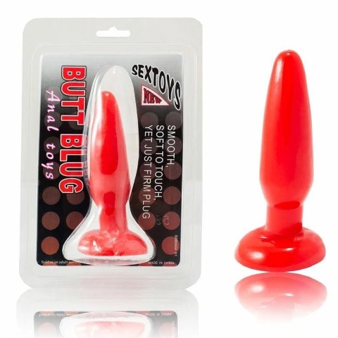 Baile model Red Plug 15 cm - elastyczny korek z przyssawką