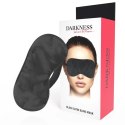 Darkness Basic Black Mask - satynowa, regulowana opaska na oczy