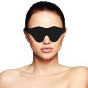 Darkness Mask - Czarna maska na oczy z regulowanym paskiem, PVC