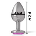Intense Metalowy Korek Anatomiczny L Rożowe Serce 9cm x 4cm