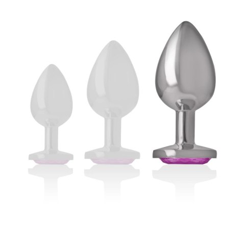 Intense Metalowy Korek Anatomiczny L Rożowe Serce 9cm x 4cm