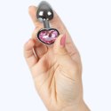 Secretplay Korek Metalowy Serce Fuksja S 7cm dekoracyjny