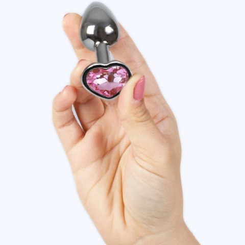 Secretplay Korek Metalowy Serce Fuksja S 7cm dekoracyjny