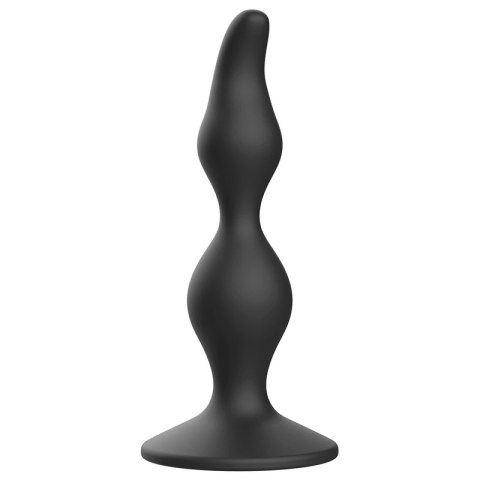 Addicted Toys Korek Analny 12 cm Czarny Silikonowy z Szeroką Podstawą