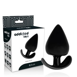 Addicted Toys korek anatomiczny 8,5 cm silikonowy czarny