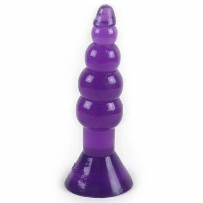 Baile Climax Happens korek anatomiczny liliowy 17 cm z przyssawką