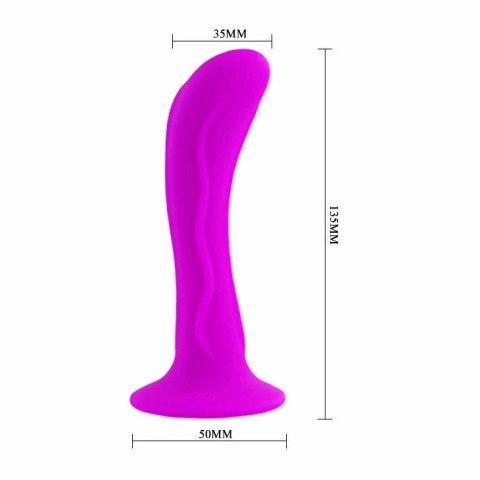 Baile Passion Strong silikonowy aplikator unisex z przyssawką 13,5 cm
