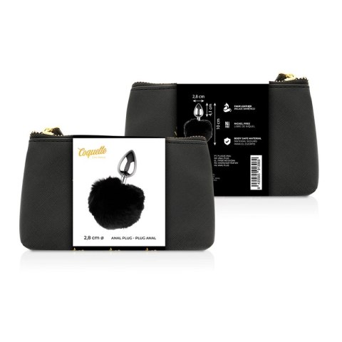 Coquette Chic Desire Korek Metalowy L 2.8x4.1cm Grafitowy Kryształ