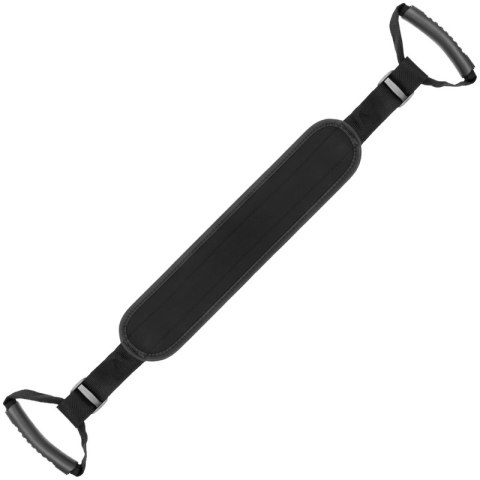 Fetish Submissive uprząż typu piesek, regulowana, wyściołka neoprenowa