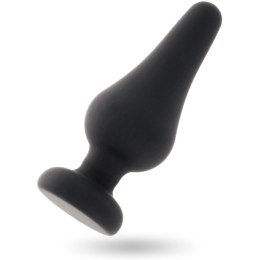 Intense Pipo L Czarny Korek Silikonowy 13 cm Anatomiczny Design