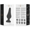 Intense Pipo L Czarny Korek Silikonowy 13 cm Anatomiczny Design