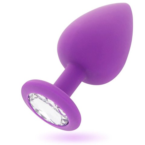 Intense SHELKI L korek anatomiczny lilac silikon medyczny L