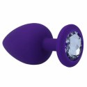 Intense SHELKI L korek anatomiczny lilac silikon medyczny L