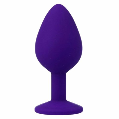 Intense SHELKI M korek anatomiczny silikonowy liliowy 8 cm