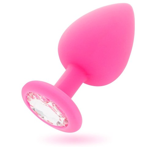 Intense Shelki L anatomiczna wtyczka silikonowa fuksja 9,2 cm