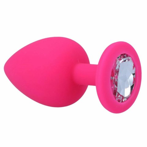 Intense Shelki L anatomiczna wtyczka silikonowa fuksja 9,2 cm