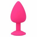 Intense Shelki L anatomiczna wtyczka silikonowa fuksja 9,2 cm