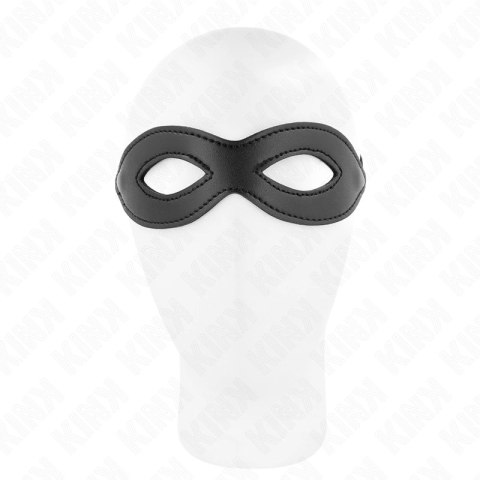 KINK Maska na Oczy z Mini Nitami Model 2 Czarna 20,5x5,5 cm