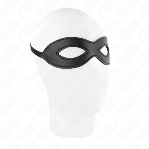 KINK Maska na Oczy z Mini Nitami Model 2 Czarna 20,5x5,5 cm