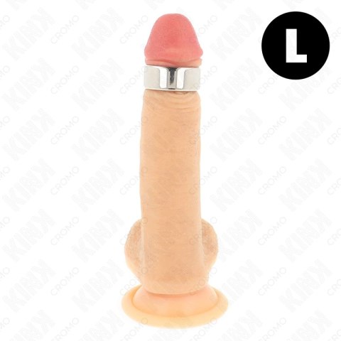KINK Metalowy Pierścień Regulacyjny 3 cm - Stal Nierdzewna, Srebrny