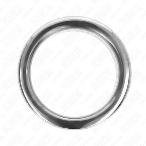 KINK Metalowy Pierścień Regulacyjny 3 cm - Stal Nierdzewna, Srebrny